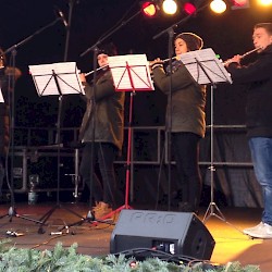 Flötenkonzert auf dem Weihnachtsmarkt 2016